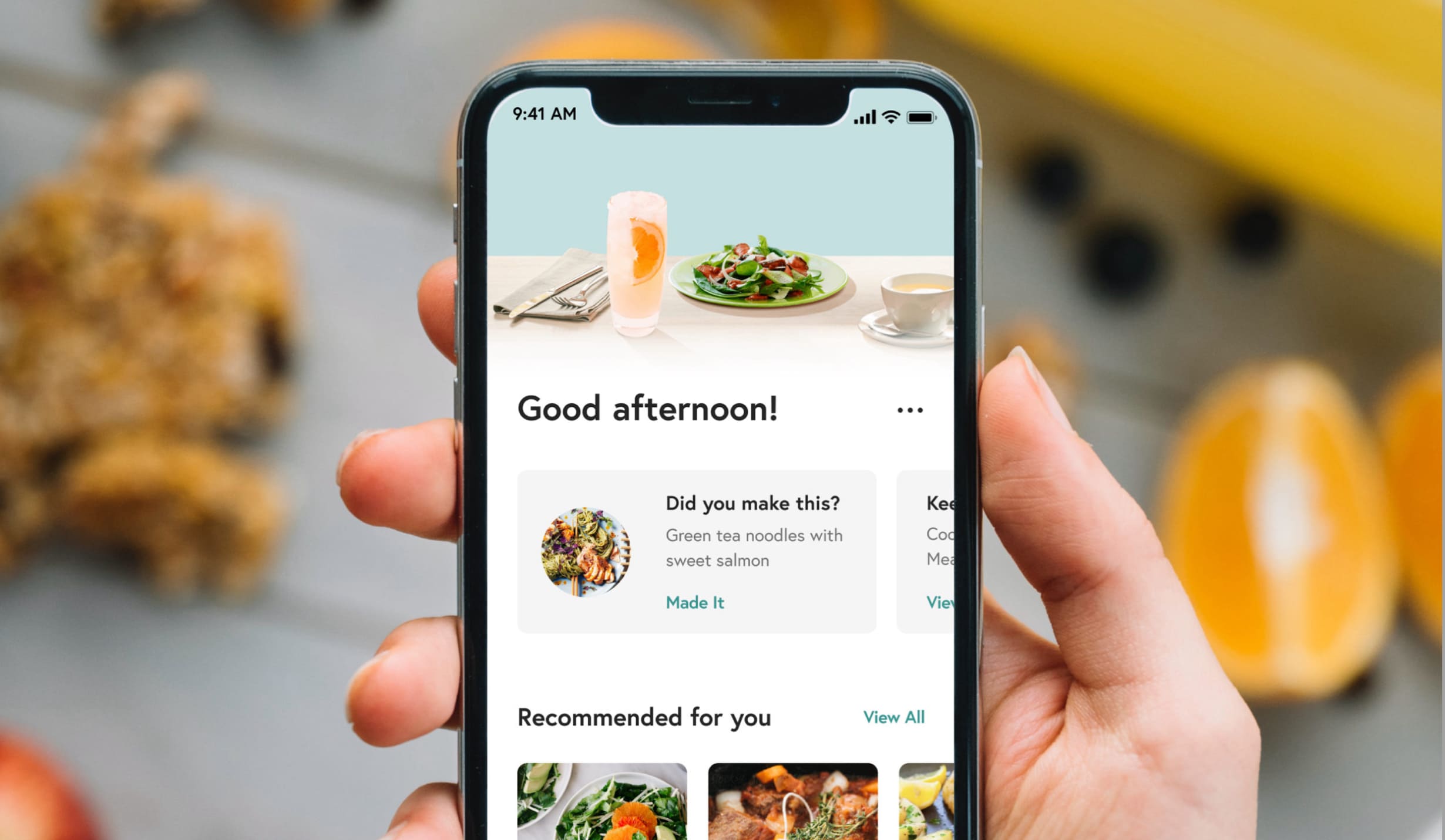 Yummly Homepage Redsign